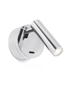 Aplique lector cromo 3W luz cálida BOC LED