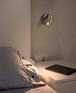 Aplique lectura níquel 3W luz cálida BOC LED ambiente
