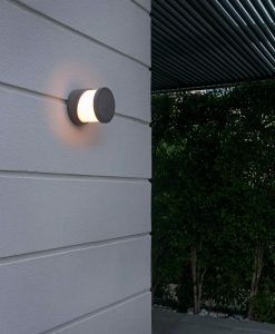 Aplique sobremuro gris BLOCK ambiente