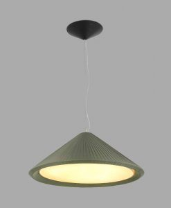 Colgante verde oliva 70 cm diámetro HUE IN detalle 2