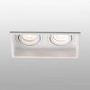 Empotrable blanco orientable 2 luces HYDE