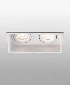 Empotrable blanco orientable 2 luces HYDE