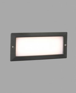 Empotrable de pared gris oscuro STRIPE LED