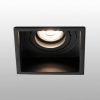Empotrable negro cuadrado orientable HYDE