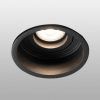 Empotrable negro redondo orientable HYDE