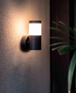Lámpara aplique gris oscuro PLIM-2 LED ambiente