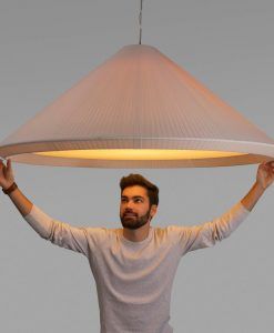 Lámpara blanco marfil 130 cm diámetro HUE IN ambiente 2