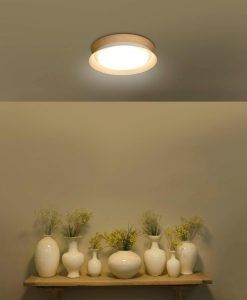 Plafón TENDER LED blanco 45 cm diámetro ambiente 2