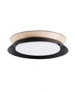 Plafón TENDER LED negro 45 cm diámetro