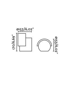 Medidas proyector bañador de pared NOBORU LED