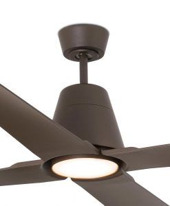 Ventilador marrón motor DC 130 cm diámetro TYPHOON detalles
