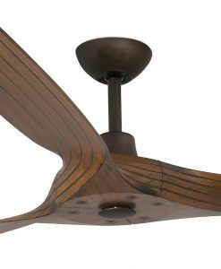 Ventilador marrón motor DC 152 cm diámetro MOREA detalles