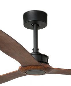 Ventilador negro y madera 178 cm diámetro JUST FAN detalles