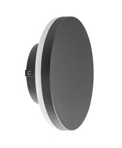 Aplique circular LED gris oscuro BORA
