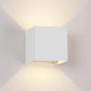 Aplique cuadrado LED blanco DAVOS