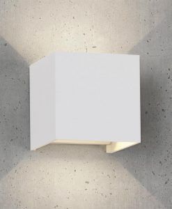 Aplique cuadrado LED blanco DAVOS detalle