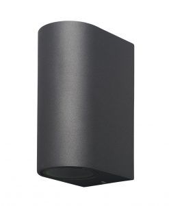Aplique gris oscuro 2 luces KANDANCHU