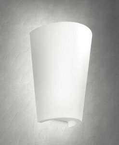 Aplique macetero exterior blanco TEJA