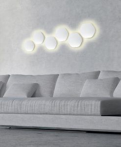 Aplique original LED blanco BORA BORA ambiente