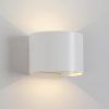 Aplique ovalado LED blanco DAVOS