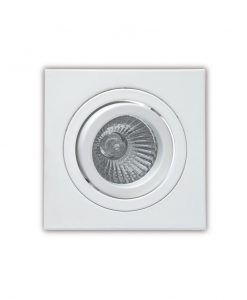Empotrable cuadrado 9,2 cm blanco BASICO GU10