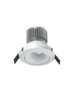 Empotrable LED luz cálida 7W 8 cm Ø FORMENTERA