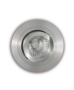 Ojo de buey circular 9,2 cm Ø aluminio BASICO GU10