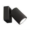 Aplique negro mate SAL sin interruptor