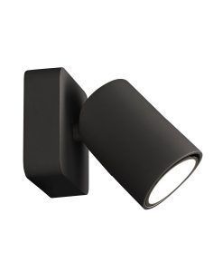 Aplique negro mate SAL sin interruptor