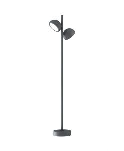 Baliza 90 cm altura gris oscuro 2 luces EVEREST