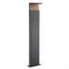 Baliza gris oscuro 100 cm altura RUKA LED