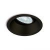 Embellecedor circular negro 9,6 cm Ø COMFORT GU10