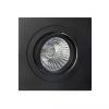 Empotrable embellecedor negro 9,2 cm BASICO GU10