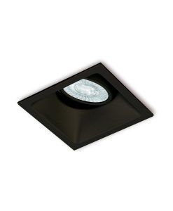 Empotrable embellecedor negro 9,6 cm COMFORT GU10