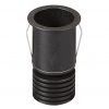 Empotrable negro 4,1 cm Ø luz cálida GUINCHO LED