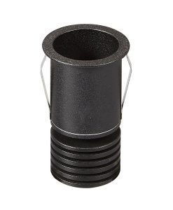 Empotrable negro 4,1 cm Ø luz cálida GUINCHO LED