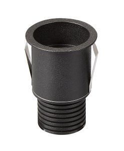 Empotrable negro 5,5 cm Ø luz cálida GUINCHO LED