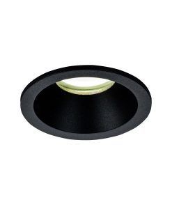 Empotrable redondo negro 8,5 cm Ø COMFORT IP