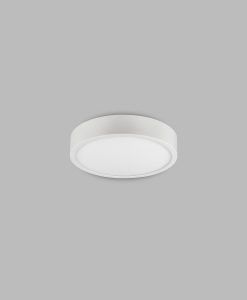 Plafón superficie 17 cm Ø luz cálida 14W SAONA