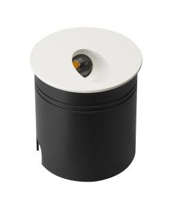 Señalizador redondo blanco 8 cm Ø ASPEN