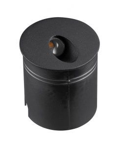 Señalizador redondo negro 8 cm Ø ASPEN