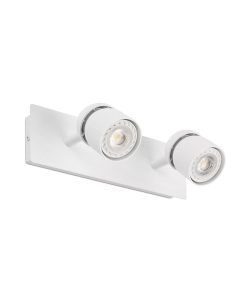 Aplique 2 luces blanco orientable COCO