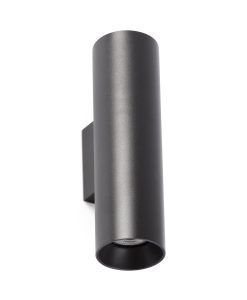 Aplique 2 luz STAN negro