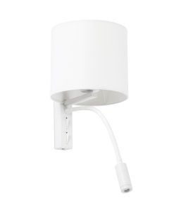 Aplique con lector LED blanco TIRA