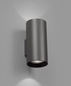 Aplique gris 2 luces THON-2 LED detalle