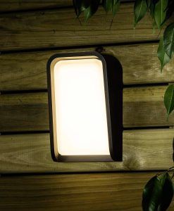 Aplique gris oscuro MASK LED ambiente