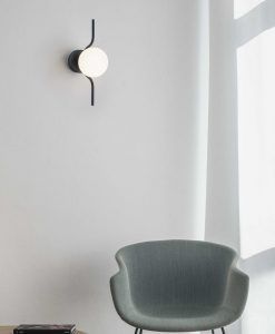 Aplique negro LE VITA LED ambiente
