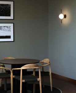 Aplique negro LE VITA LED ambiente 2
