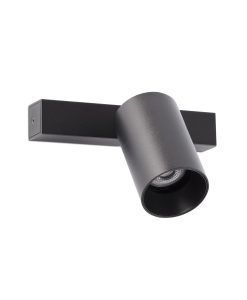 Aplique/plafón 1 luz STAN negro
