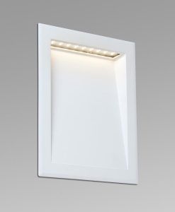 Empotrable de pared blanco SOUN LED detalles